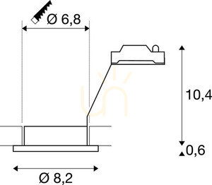 Oprawa wpuszczana zewnętrzna SLV DOLIX OUT GU10 chrom IP44 1001166 4 Oprawa wpuszczana zewnętrzna SLV DOLIX OUT GU10 chrom IP44 1001166 small 4