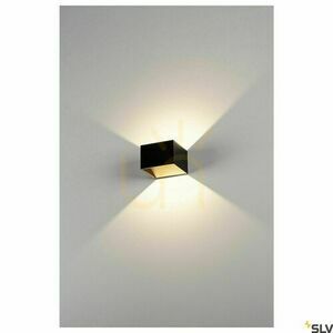 Kinkiet LED SLV LOGS IN 151320 czarno-złoty 6W 3000K IP20 small 2
