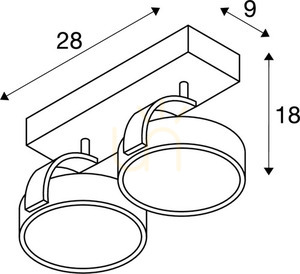 Oprawa wpuszczana SLV KALU 147311 biała ES111 GU10 75W aluminium small 4