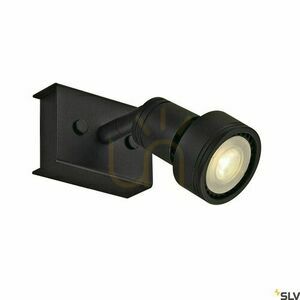 Lampa ścienno-sufitowa SLV PURI 1 czarna GU10 50 W, 147360 small 4