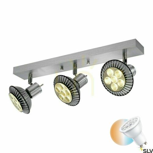 Sprawdź Lampa ścienno-sufitowa SLV ASTO 3 aluminium 3xGU10 45,5 cm 147443