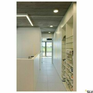 Lampa sufitowa SLV PLASTRA 148005 biała gipsowa LED 15 W 3000 K 25 cm small 4
