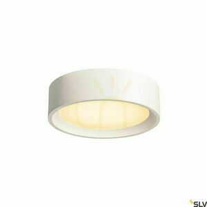Lampa sufitowa SLV PLASTRA 148005 biała gipsowa LED 15 W 3000 K 25 cm small 0