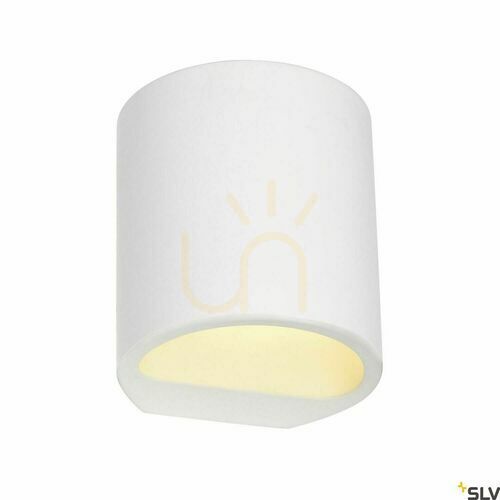 Sprawdź Lampa natynkowa ścienna SLV PLASTRA 104 G9 gipsowa biała 148016