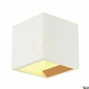 Kinkiet gipsowy SLV PLASTRA Cube 148018 biały, góra-dół, 11,5 cm, G9 small 0