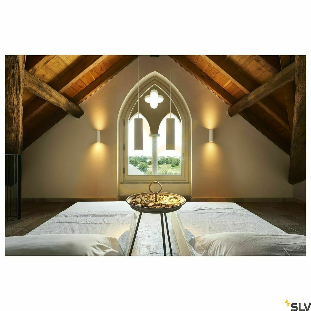 Sprawdź Lampa natynkowa ścienna SLV PLASTRA 148060 biała gipsowa GU10 35W IP20 Lampa natynkowa ścienna SLV PLASTRA 148060 biała gipsowa GU10 35W IP20