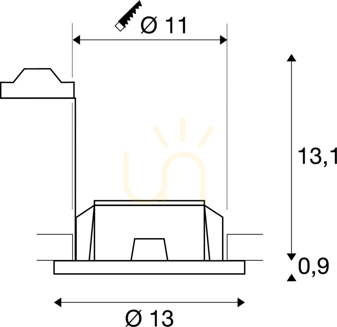 Sprawdź Oprawa wpuszczana SLV PLASTRA 148070 biała gipsowa GU10 13 cm Oprawa wpuszczana SLV PLASTRA 148070 biała gipsowa GU10 13 cm