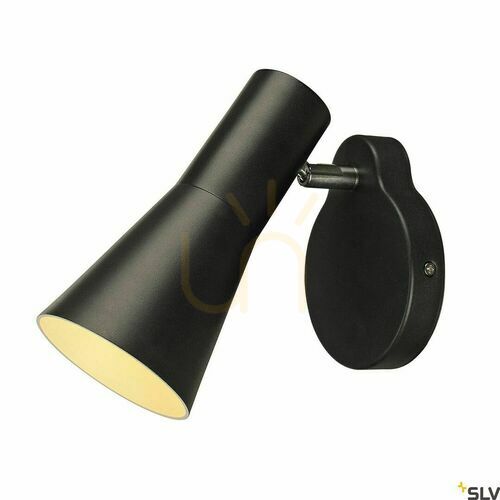Sprawdź Lampa natynkowa ścienna SLV PHELIA 148540 czarna GU10 20 cm