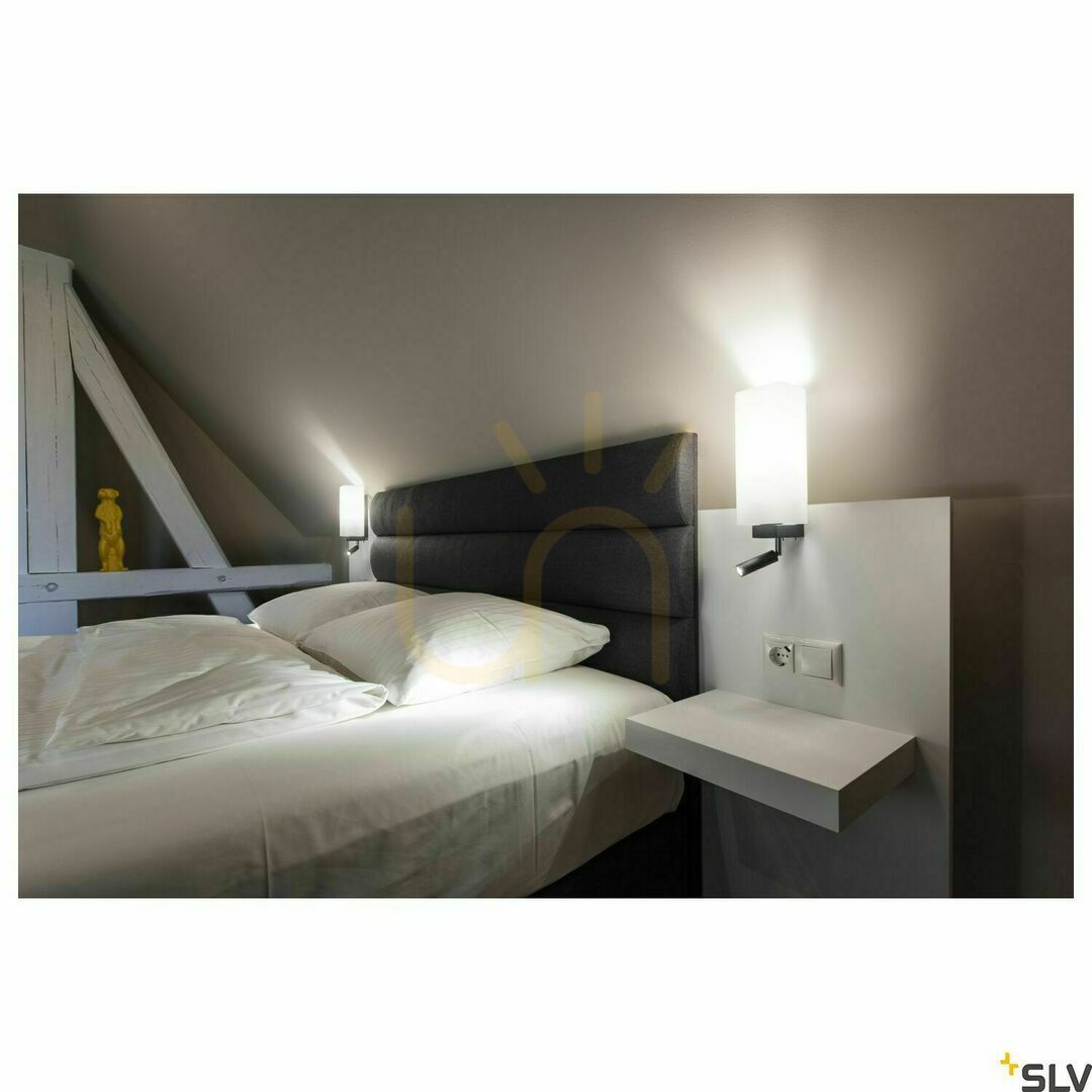 Wyświetl Kinkiet SLV QUADRASS SPOT czarny 2W 3000K 1003428 Kinkiet SLV QUADRASS SPOT czarny 2W 3000K 1003428