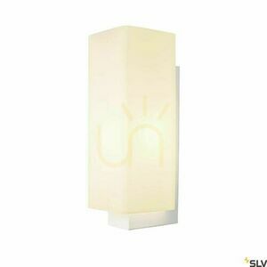 Lampa ścienna natynkowa SLV QUADRASS biała mleczna E27 40W szkło stal 1003431 0 Lampa ścienna natynkowa SLV QUADRASS biała mleczna E27 40W szkło stal 1003431 small 0