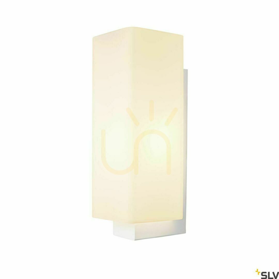 Sprawdź Lampa ścienna natynkowa SLV QUADRASS biała mleczna E27 40W szkło stal 1003431 Lampa ścienna natynkowa SLV QUADRASS biała mleczna E27 40W szkło stal 1003431