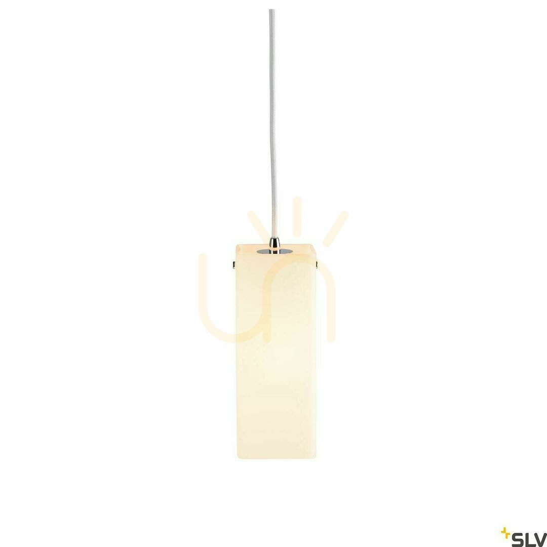 Obejrzyj Lampa wisząca SLV QUADRASS chrom mleczne szkło E27 40W 1003432 Lampa wisząca SLV QUADRASS chrom mleczne szkło E27 40W 1003432