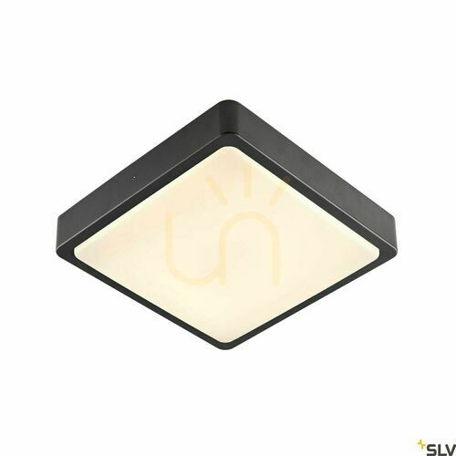 Sprawdź Kinkiet zewnętrzny SLV AINOS Square antracyt 17W IP65 LED 30 cm 1003450