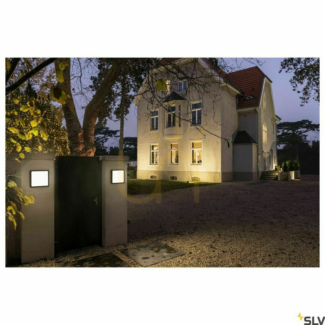 Wyświetl Kinkiet zewnętrzny SLV AINOS Square antracyt 18W 3000/4000K IP65 1003452 Kinkiet zewnętrzny SLV AINOS Square antracyt 18W 3000/4000K IP65 1003452