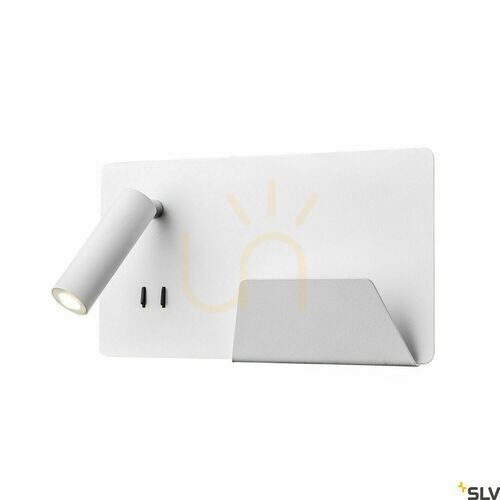 Sprawdź Kinkiet SLV SOMNILA biały LED 15W 3000K USB 1003458
