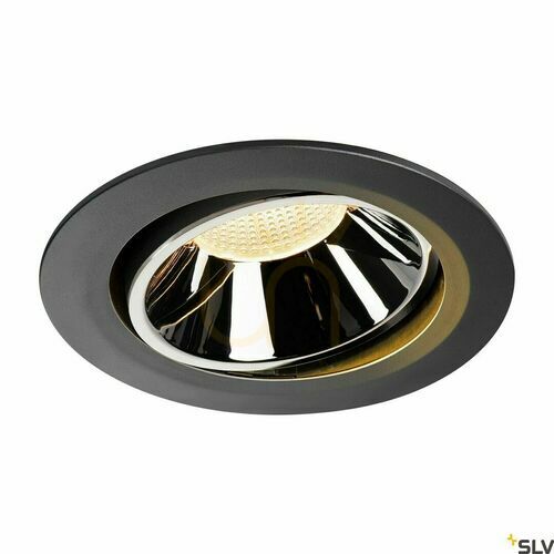 Sprawdź Oprawa wpuszczana SLV NUMINOS MOVE DL XL czarna chrom 37,4W 2700K 1003699