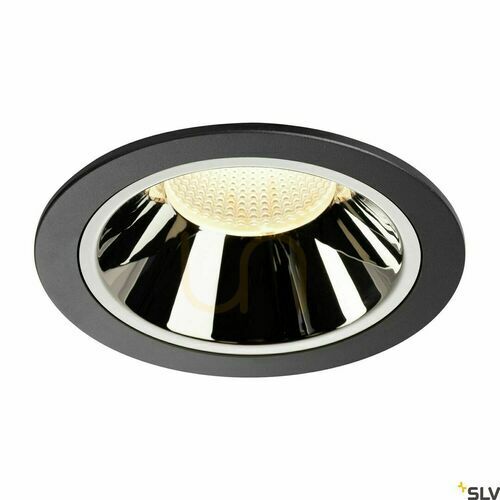 Sprawdź Oprawa wpuszczana SLV NUMINOS DL XL czarna/chrom 37,4W 3000K 3500lm 1004017