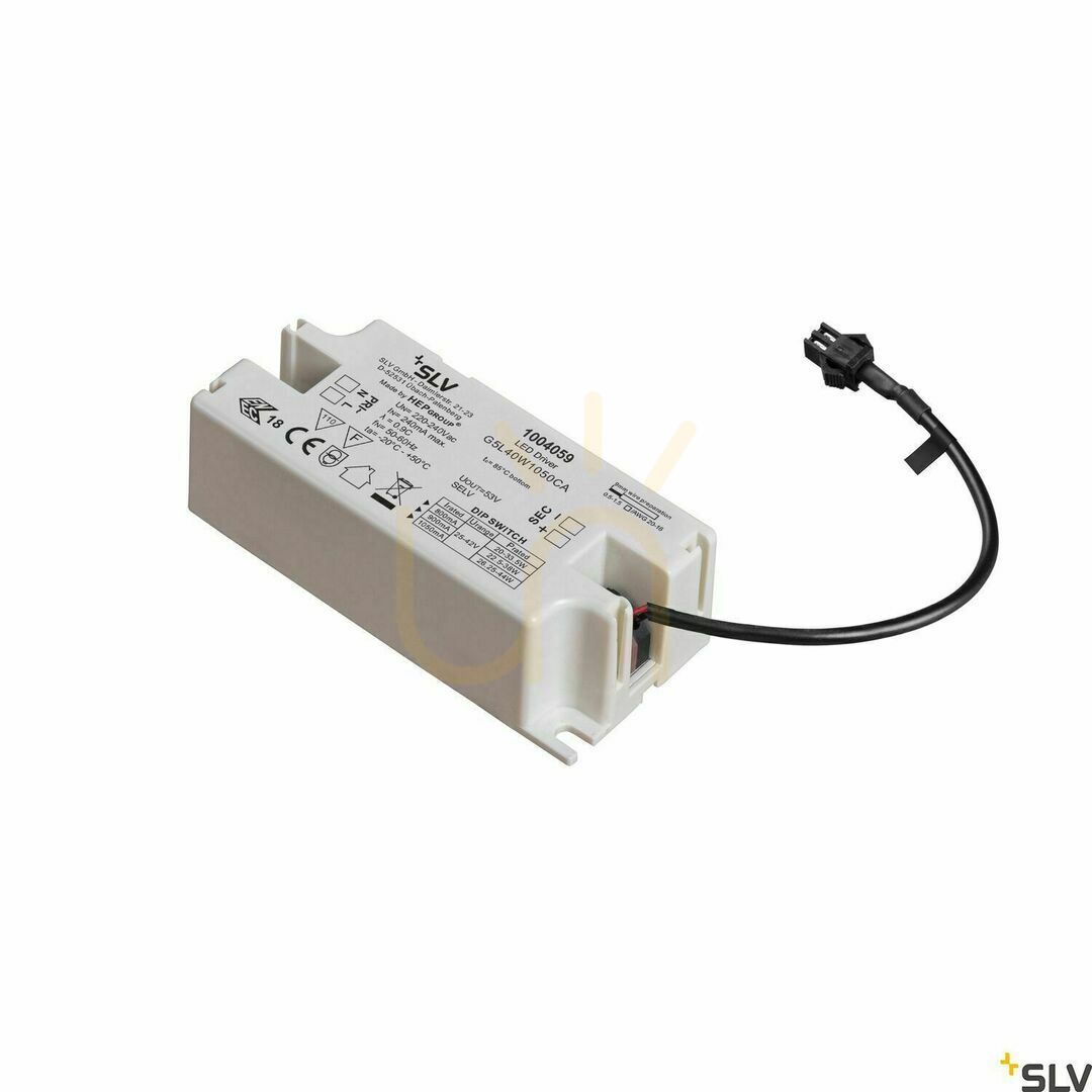 Sprawdź Sterownik LED SLV Treiber 1050mA 40W biały 1004059 Sterownik LED SLV Treiber 1050mA 40W biały 1004059