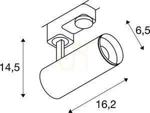 Lampa szynowa 3-fazowa SLV NUMINOS PHASE S biała/czarna 10,42W 2700K 1004078 3 Lampa szynowa 3-fazowa SLV NUMINOS PHASE S biała/czarna 10,42W 2700K 1004078 small 3