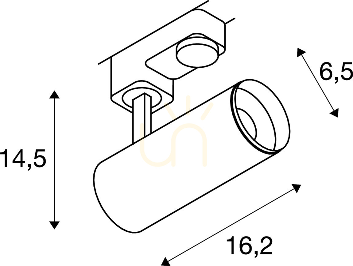 Wyświetl Lampa szynowa 3-fazowa SLV NUMINOS PHASE S biała/czarna 10,42W 2700K 1004078 Lampa szynowa 3-fazowa SLV NUMINOS PHASE S biała/czarna 10,42W 2700K 1004078
