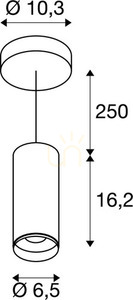 Lampa wisząca SLV NUMINOS PD PHASE S czarna 10,42W 2700K 1004148 3 Lampa wisząca SLV NUMINOS PD PHASE S czarna 10,42W 2700K 1004148 small 3