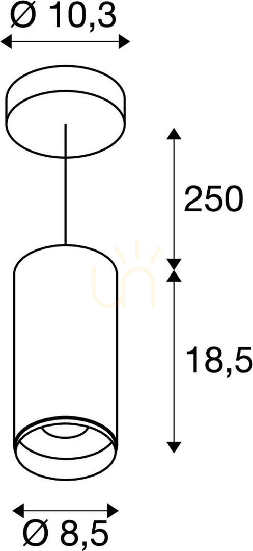 Wyświetl Lampa wisząca SLV NUMINOS PD PHASE M czarna 20,1W 2700K 1004242 Lampa wisząca SLV NUMINOS PD PHASE M czarna 20,1W 2700K 1004242