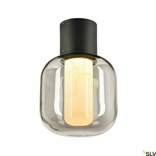 Sprawdź Plafon zewnętrzny SLV OVALISK CL antracyt 17 cm IP65 7,9W 1004677