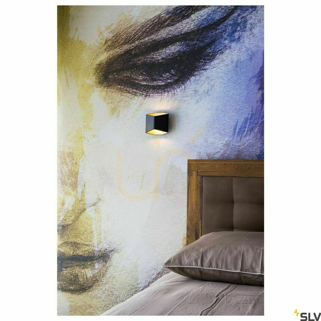 Obejrzyj Kinkiet SLV CARISO WL-2 czarno-złoty LED 9,2W 2700K 151710 Kinkiet SLV CARISO WL-2 czarno-złoty LED 9,2W 2700K 151710