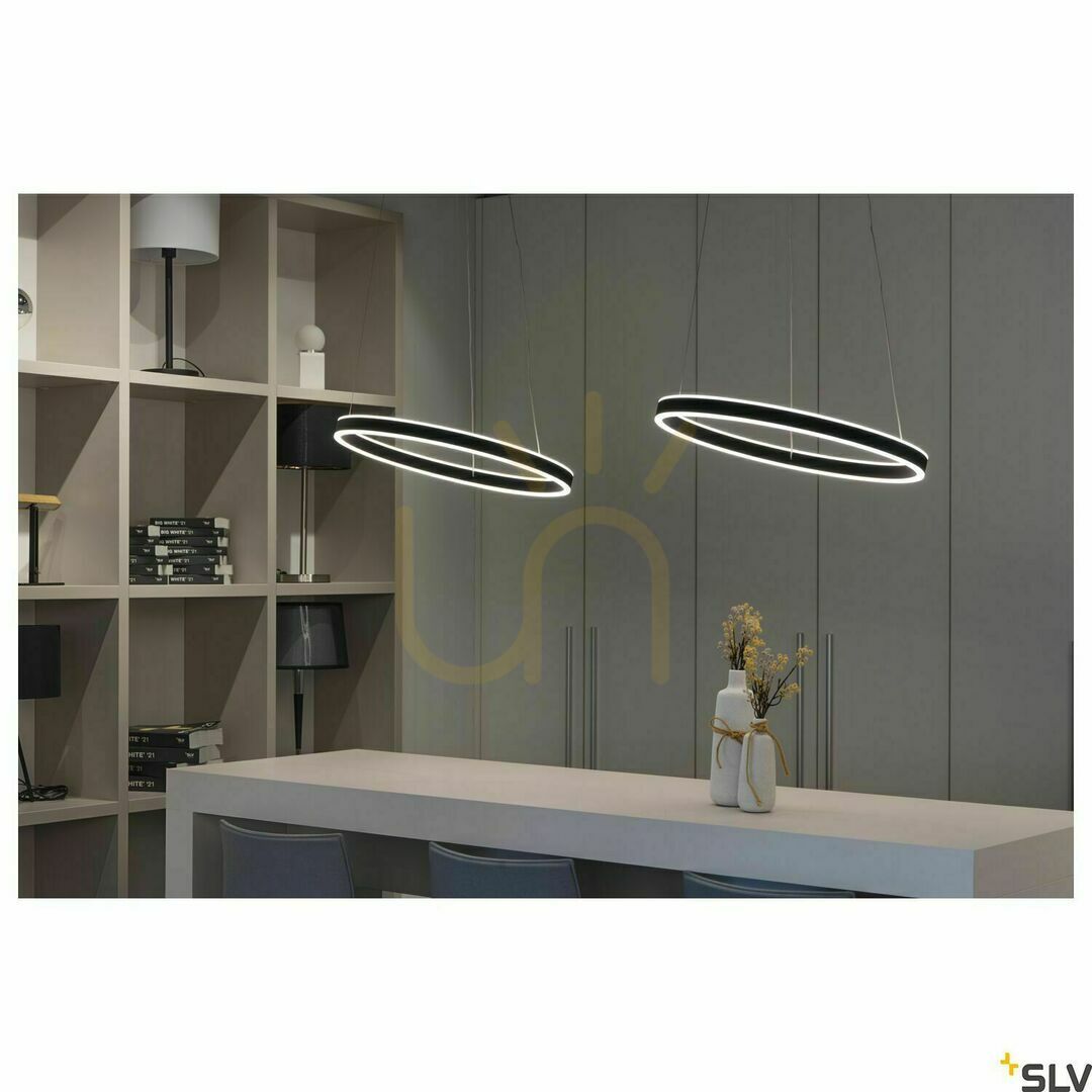 Wyświetl Lampa wisząca SLV ONE 60 PD DALI czarna 25W 3000/4000K 1004761 Lampa wisząca SLV ONE 60 PD DALI czarna 25W 3000/4000K 1004761
