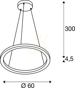 Lampa wisząca SLV ONE 60 PD DALI czarna 25W 3000/4000K 1004761 6 Lampa wisząca SLV ONE 60 PD DALI czarna 25W 3000/4000K 1004761 small 6
