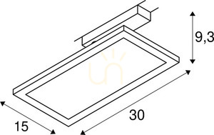 Lampa do szynoprzewodu SLV PANEL Track czarna 18W 3000K 1004933 5 Lampa do szynoprzewodu SLV PANEL Track czarna 18W 3000K 1004933 small 5