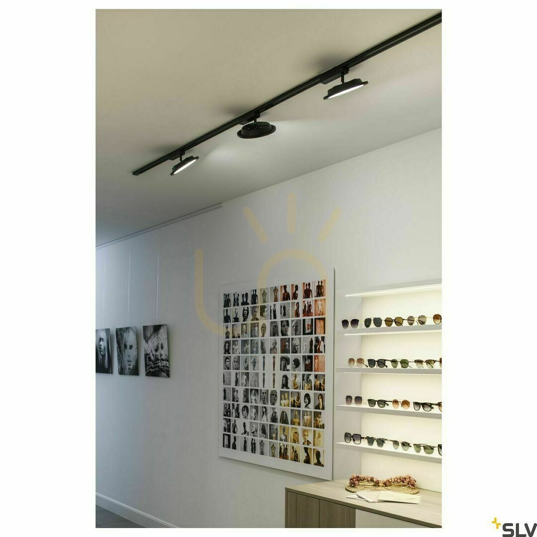 Pokaż Lampa do szynoprzewodu SLV PANEL czarna 18W 3000K 1800 lm 1004935 Lampa do szynoprzewodu SLV PANEL czarna 18W 3000K 1800 lm 1004935
