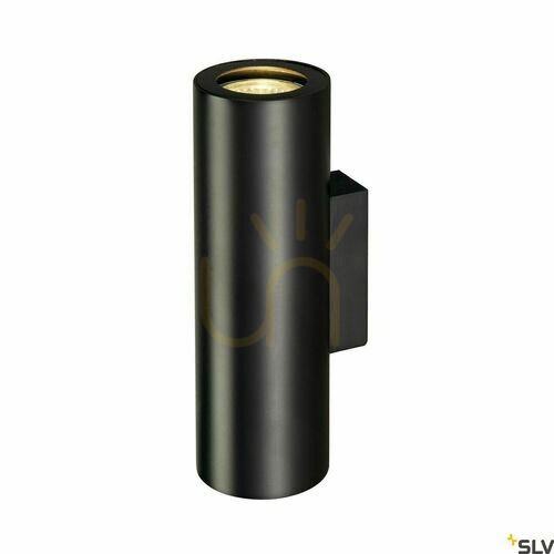 Sprawdź Lampa natynkowa ścienna SLV ENOLA_B czarna GU10 2x50W 151800