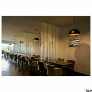 Lampa wisząca SLV FORCHINI PD-1 czarno-złota 50 cm E27 40W 155530 small 3