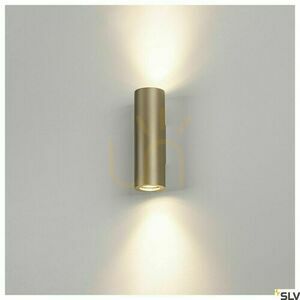 Lampa natynkowa ścienna SLV ENOLA_B złota GU10 2x50W 151803 small 3