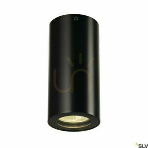 Lampa sufitowa natynkowa SLV ENOLA_B CL-1 czarna GU10 35W 151810 small 5