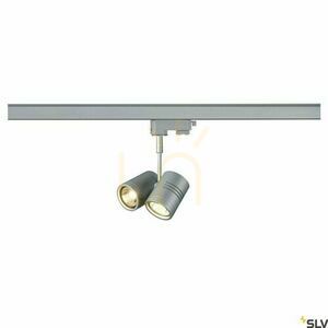 Reflektor do szynoprzewodu 3-fazowy SLV BIMA 2 szary GU10 2x50W 152232 small 2