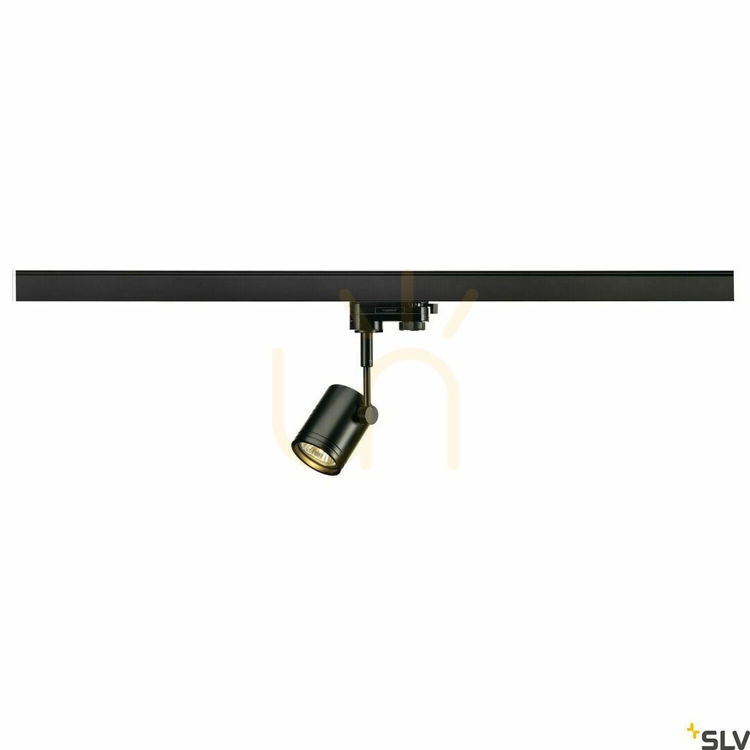 Zobacz Reflektor szynowy 3-fazowy SLV BIMA 1 czarny GU10 50W 152240 Reflektor szynowy 3-fazowy SLV BIMA 1 czarny GU10 50W 152240