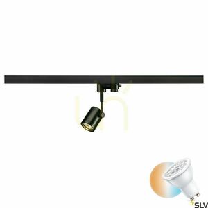 Reflektor szynowy 3-fazowy SLV BIMA 1 czarny GU10 50W 152240 0 Reflektor szynowy 3-fazowy SLV BIMA 1 czarny GU10 50W 152240 small 0