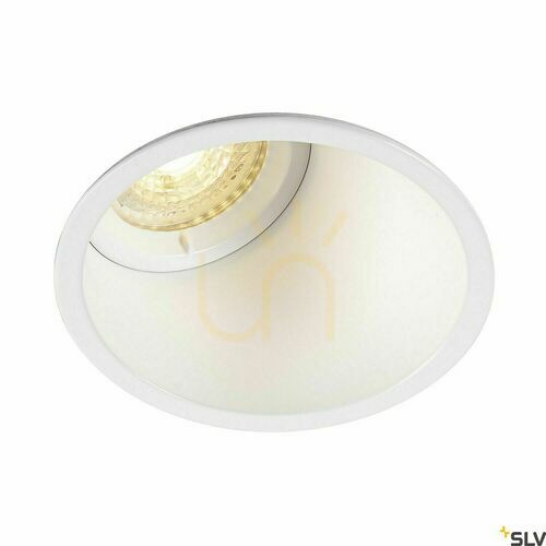 Sprawdź Oprawa wpuszczana SLV HORN-A 113151 biała okrągła 25W 230V IP20/IP44