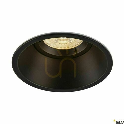 Sprawdź Oprawa wpuszczana SLV HORN-O 113160 czarna okrągła 25W 230V aluminium