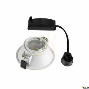 Oprawa wpuszczana SLV HORN-O biała aluminium 25W 230V 113161 small 1