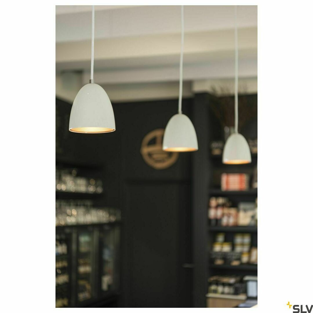 Zobacz Lampa wisząca do szynoprzewodu SLV PARA CONE 14 biała GU10 35W 153141 Lampa wisząca do szynoprzewodu SLV PARA CONE 14 biała GU10 35W 153141