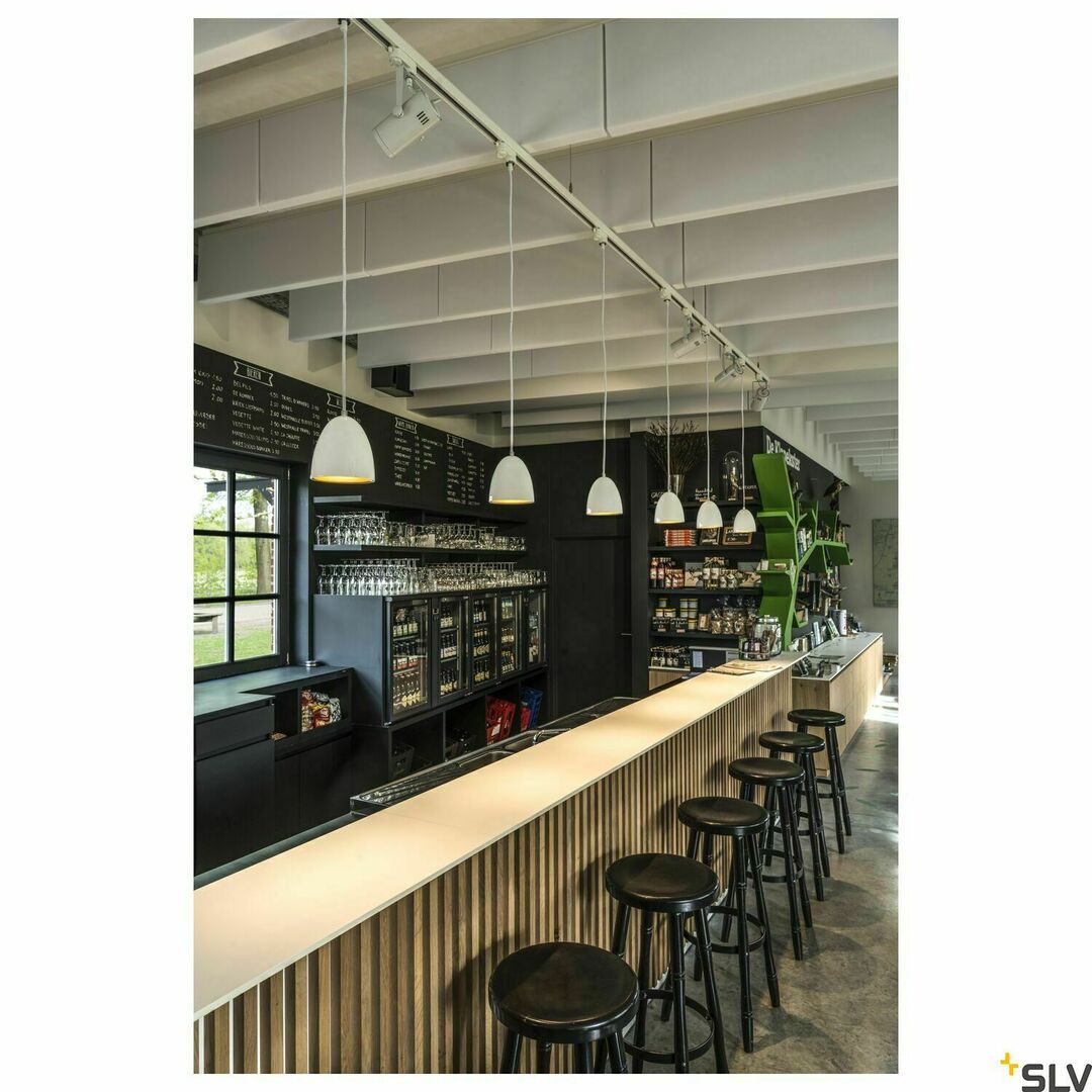 Wyświetl Lampa wisząca do szynoprzewodu SLV PARA CONE 14 biała GU10 35W 153141 Lampa wisząca do szynoprzewodu SLV PARA CONE 14 biała GU10 35W 153141