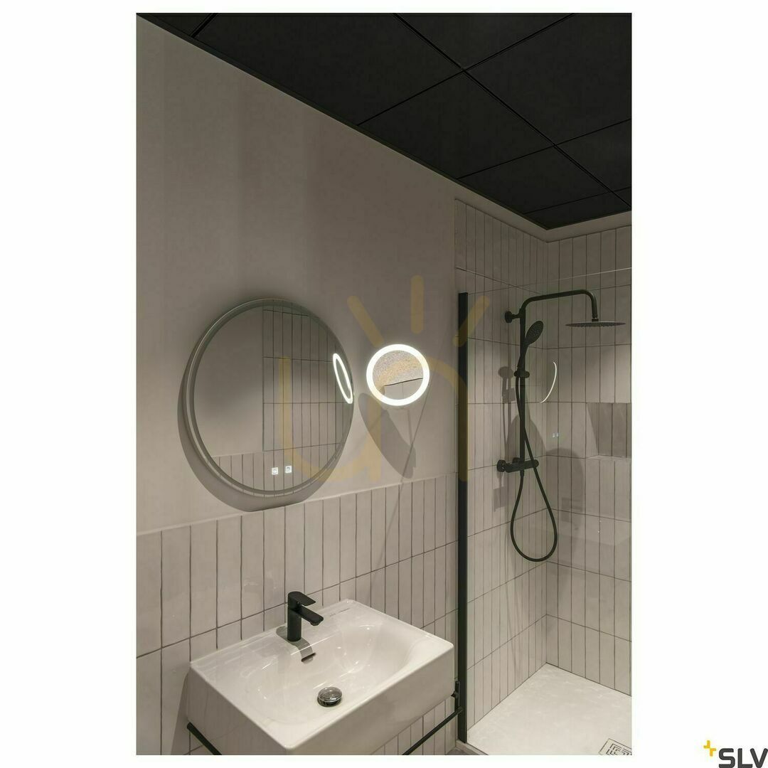 Pokaż Kinkiet łazienkowy LED SLV MAGANDA WL chrom biały 4,8W IP44 CCT 1004971 Kinkiet łazienkowy LED SLV MAGANDA WL chrom biały 4,8W IP44 CCT 1004971