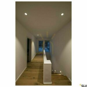 Oprawa ścienna wpuszczana SLV FRAME BASIC 111262 srebrnoszara LED 1 W 3000 K small 2