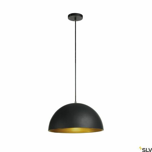 Sprawdź Lampa wisząca SLV FORCHINI M PD-2 czarno-złota 40 cm E27 40W 155910