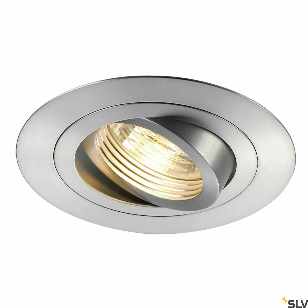Obejrzyj Oprawa wpuszczana SLV NEW TRIA XL 113446 srebrna GU10 50W IP20 230V Oprawa wpuszczana SLV NEW TRIA XL 113446 srebrna GU10 50W IP20 230V