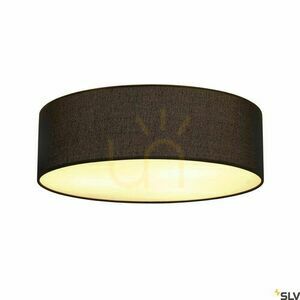 Lampa sufitowa SLV TENORA CL-1 czarna 50 cm E27 156050 small 0