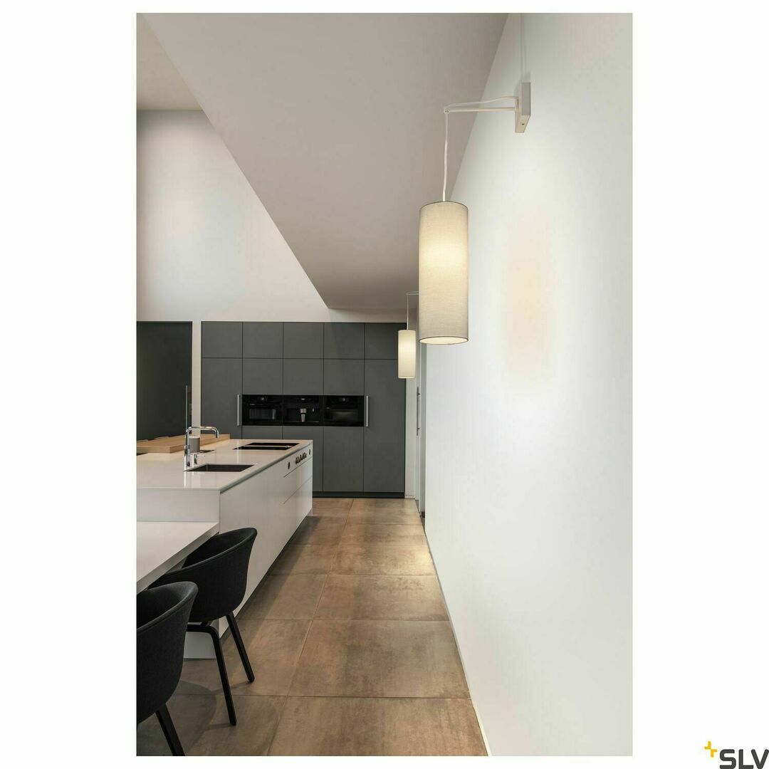 Wyświetl Abażur SLV FENDA biały 15x40 cm 156141 Abażur SLV FENDA biały 15x40 cm 156141